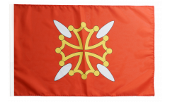 France Haute-Garonne Flag with sleeve