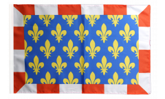 France Indre-et-Loire Flag with sleeve