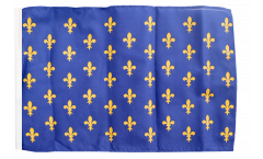 France Fleur-de-lis, blue Flag with sleeve