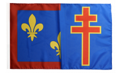 France Maine-et-Loire Flag with sleeve