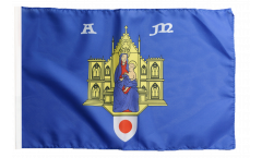 France Montpellier Flag with sleeve
