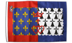 France Pay de la Loire Flag with sleeve