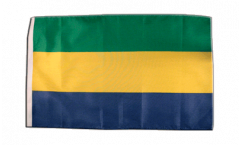 Gabon Flag with sleeve
