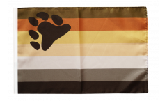 Gay Pride Bear Flag with sleeve