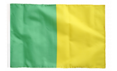 green-yellow Flag with sleeve