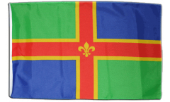 Great Britain Lincolnshire Flag with sleeve