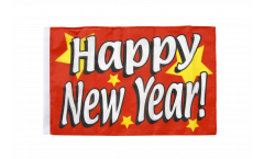 Happy New Year Flag with sleeve