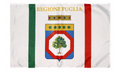 Italy Apulia Flag with sleeve