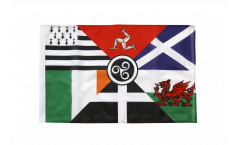 Celtic nations Flag with sleeve