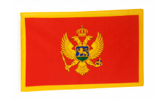 Montenegro Flag with sleeve