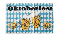 Oktoberfest Beer and Pretzel Flag with sleeve
