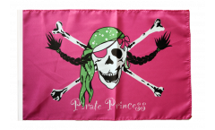 Pirate Princess Flag with sleeve