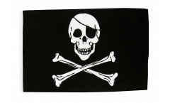 Pirate Skull and Bones Flag with sleeve