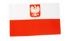 Poland with eagle Flag with sleeve