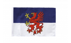 Pomerania Flag with sleeve