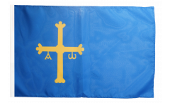 Spain Asturias Flag with sleeve