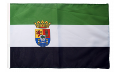 Spain Extremadura Flag with sleeve
