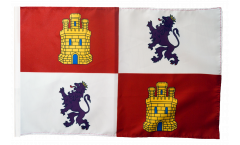 Spain Castile and León Flag with sleeve