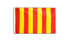 Stripe yellow-red Flag with sleeve