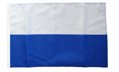 Stripe white blue Flag with sleeve