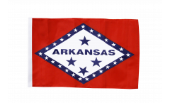 USA Arkansas Flag with sleeve