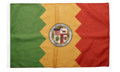 USA City of Los Angeles Flag with sleeve
