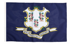 USA Connecticut Flag with sleeve