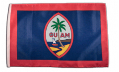 USA Guam Flag with sleeve