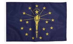 USA Indiana Flag with sleeve