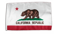 USA California Flag with sleeve