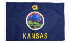 USA Kansas Flag with sleeve