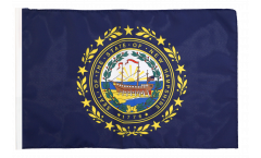 USA New Hampshire Flag with sleeve