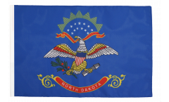 USA North Dakota Flag with sleeve