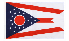 USA Ohio Flag with sleeve