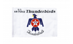 USA Thunderbirds US Air Force Flag with sleeve