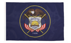 USA Utah Flag with sleeve
