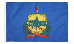 USA Vermont Flag with sleeve