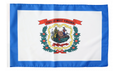 USA West Virginia Flag with sleeve