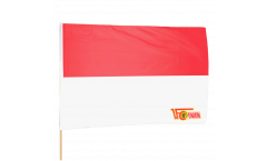 1.FC Union Berlin rot-weiß Hand Waving Flag