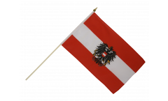 Austria with eagle Hand Waving Flag