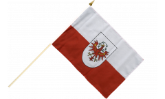Austria Tyrol Hand Waving Flag