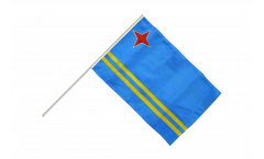 Aruba Hand Waving Flag