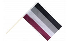 Asexual Hand Waving Flag