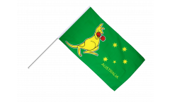 Australia kangaroo Hand Waving Flag