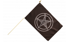 Baphomet Church of Satan Hand Waving Flag
