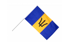 Barbados Hand Waving Flag