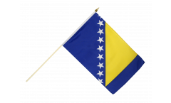 Bosnia-Herzegovina Hand Waving Flag