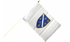 Bosnia old 1992-1998 Hand Waving Flag