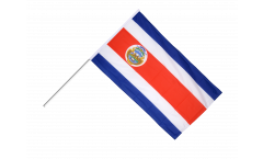 Costa Rica Hand Waving Flag