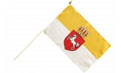 Germany Kingdom of Hanover 1814-1866 Hand Waving Flag